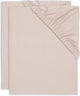 Jollein - lenzuolo con angoli jersey 60x120 cm - culla, lettino, lettino - rosa selvatico - 2 pezzi