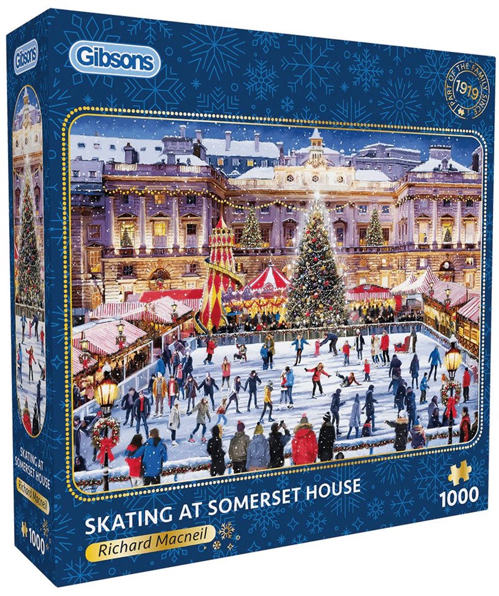 Gibsons - pattinaggio a Somerset House (di Richard Macneil) - 1000 pezzi 49×68 cm (l×a) - puzzle per adulti