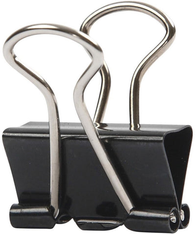 Clips plegables Creativ company, ancho: 19 mm, negro, 40 piezas 1 caja