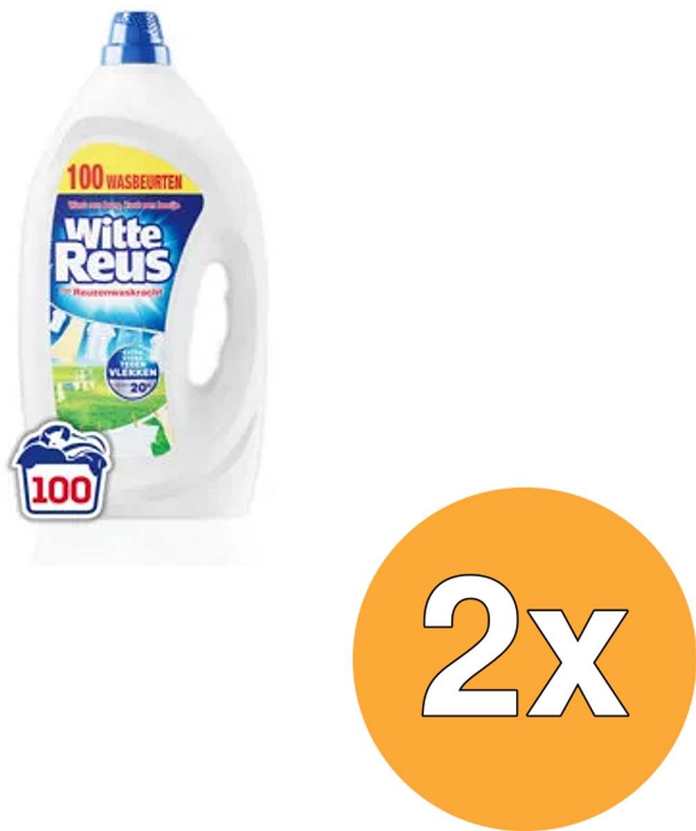 Gel detergente gigante bianco - 2 x 100 lavaggi - confezione risparmio
