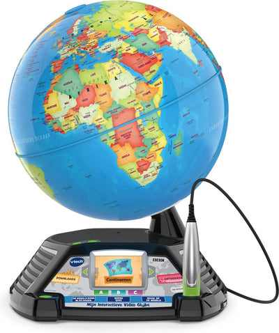 Vtech mijn interactieve video globe - wereldbol kinderen - educatief speelgoed - cadeau - kinderspeelgoed 7 jaar tot 12 jaar