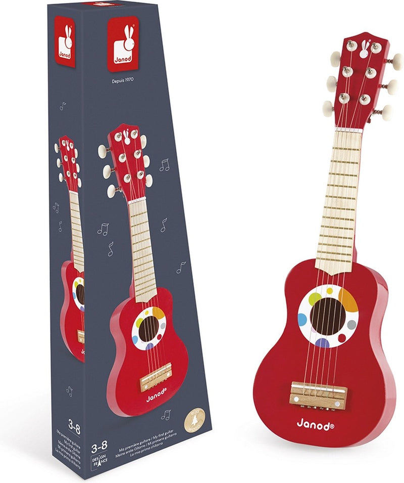 Janod - confeti - mi primera guitarra - para pequeños músicos