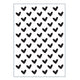 Vaessen creative • love it embossing folder hartjes