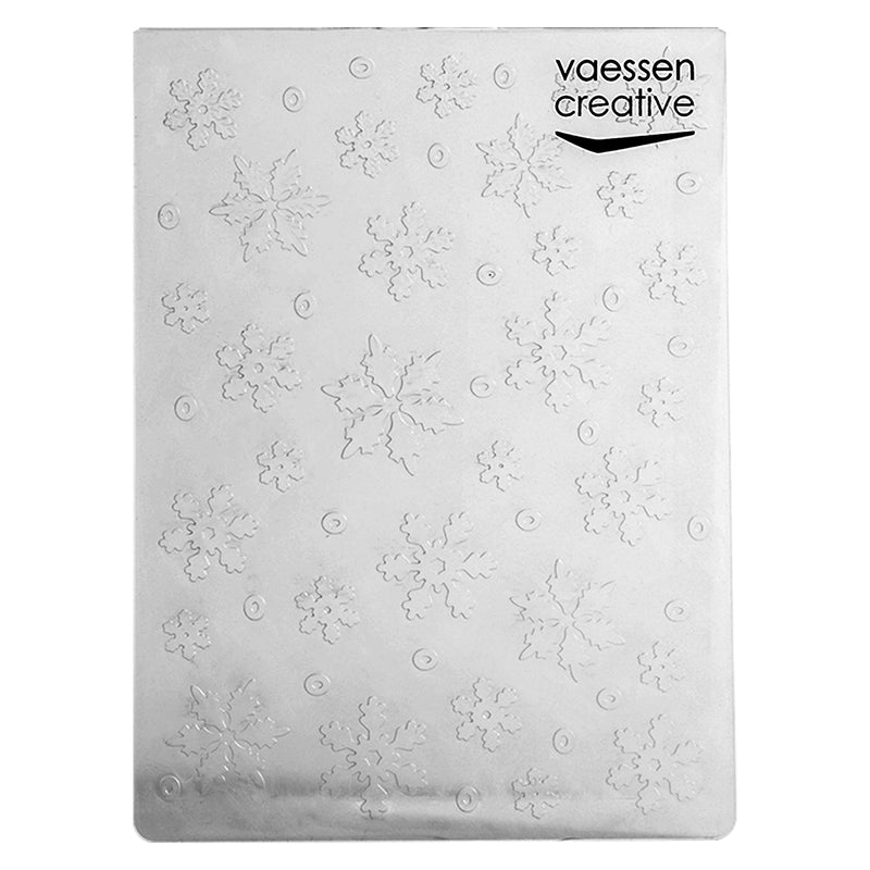 Vaessen creative • cartella per goffratura fiocchi di neve