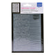 Vaessen creative • embossing folder piano muzieknoten