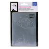 Vaessen creative • cartella per embossing Slitta volante di Babbo Natale