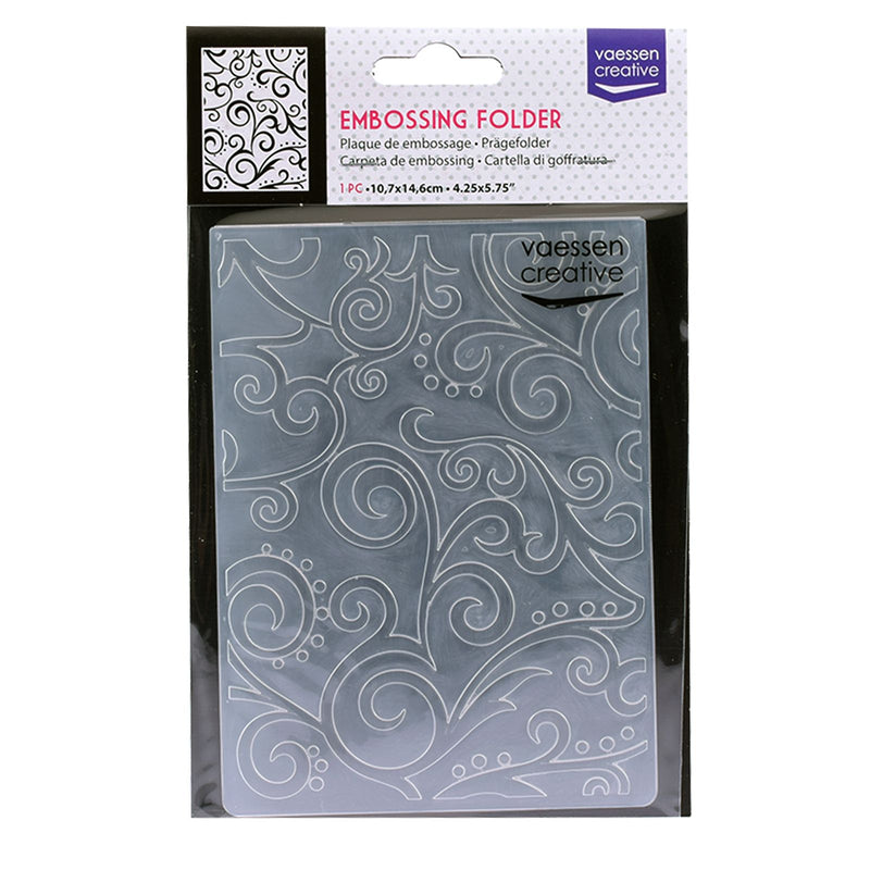 Vaessen creative • cartella per goffratura elegante pergamena