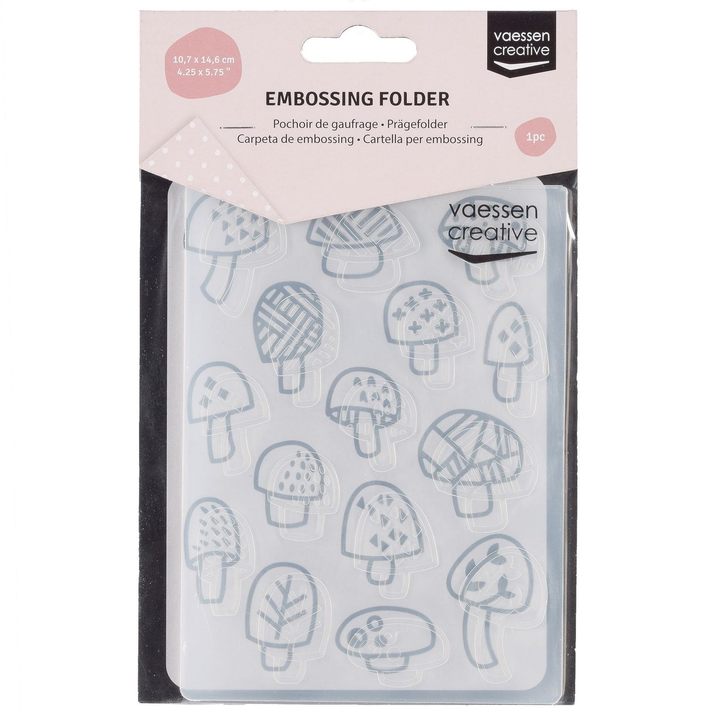 Vaessen creative • cartella per goffratura specie di funghi