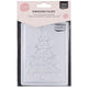Vaessen creative • embossing folder kerstboom figuren