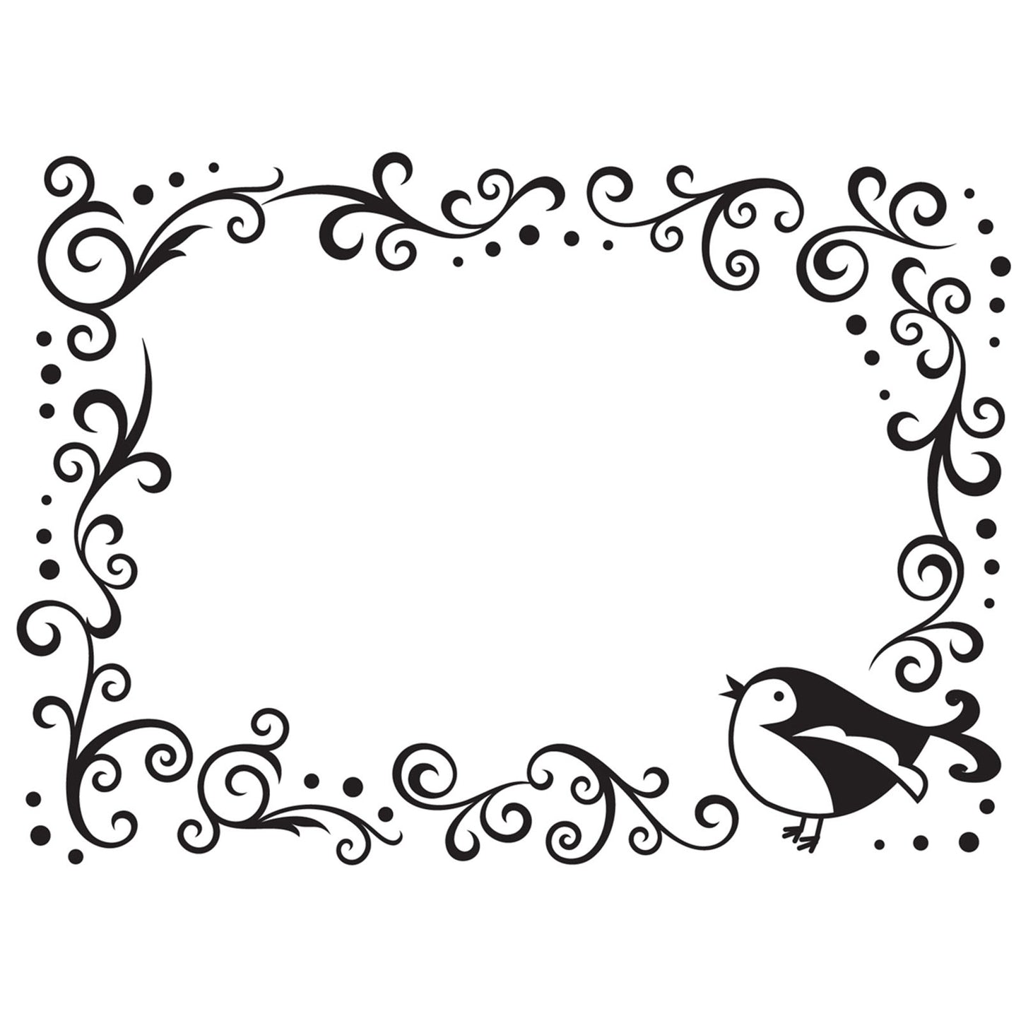 Vaessen creative • cartella per goffratura uccello