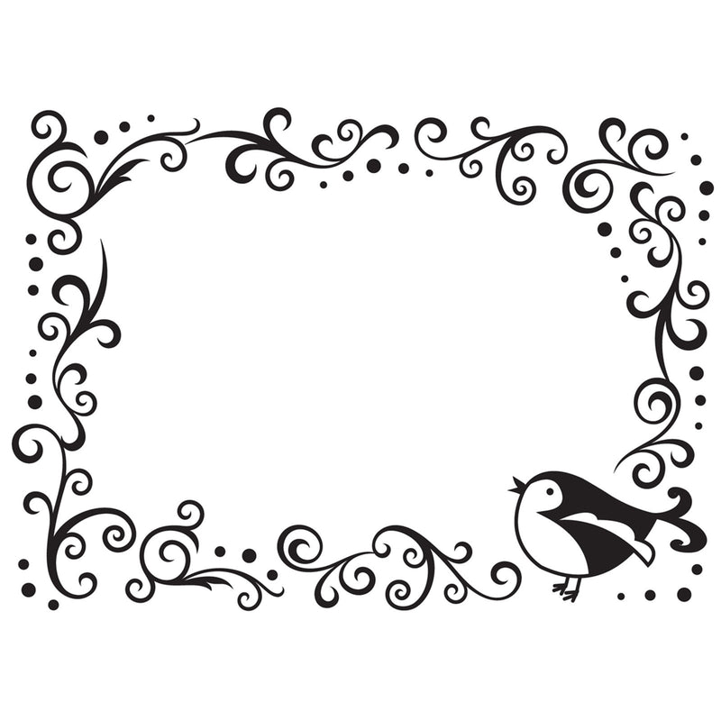 Vaessen creative • cartella per goffratura uccello