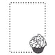 Vaessen creative • embossing folder cupcake hoek