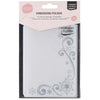 Vaessen creative • embossing folder sneeuwvlokken en sierkrul