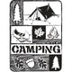 Vaessen creative • embossing folder camping