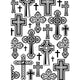 Vaessen creative • embossing folder kruizen
