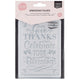 Vaessen creative • embossing folder give thanks celebrate