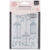 Vaessen creative • embossing folder lantaarns in boom
