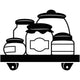 Vaessen creative • embossing folder kruiken potten