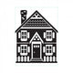 Vaessen creative • embossing folder huis met hek