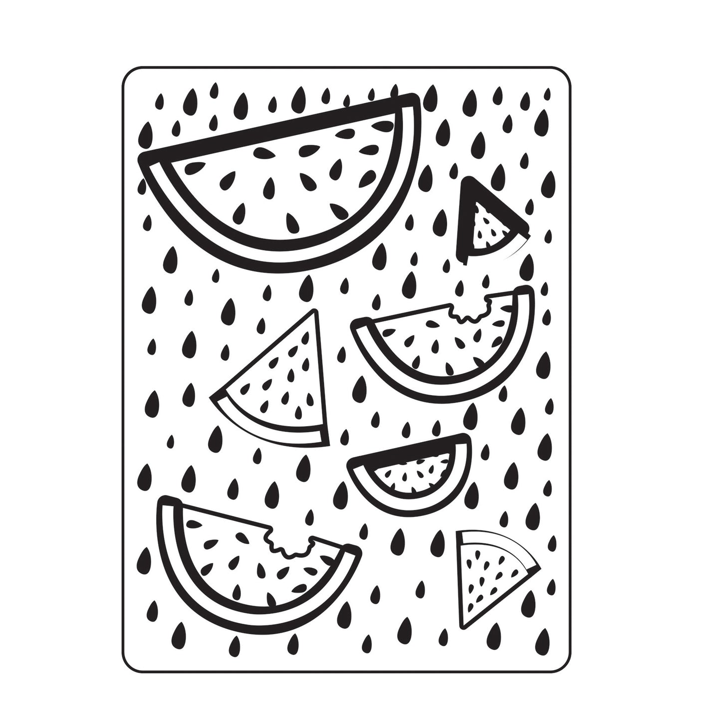 Vaessen creative • cartella per goffratura frutta