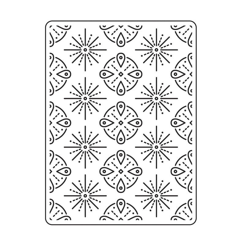 Vaessen creative • cartella per goffratura tribale