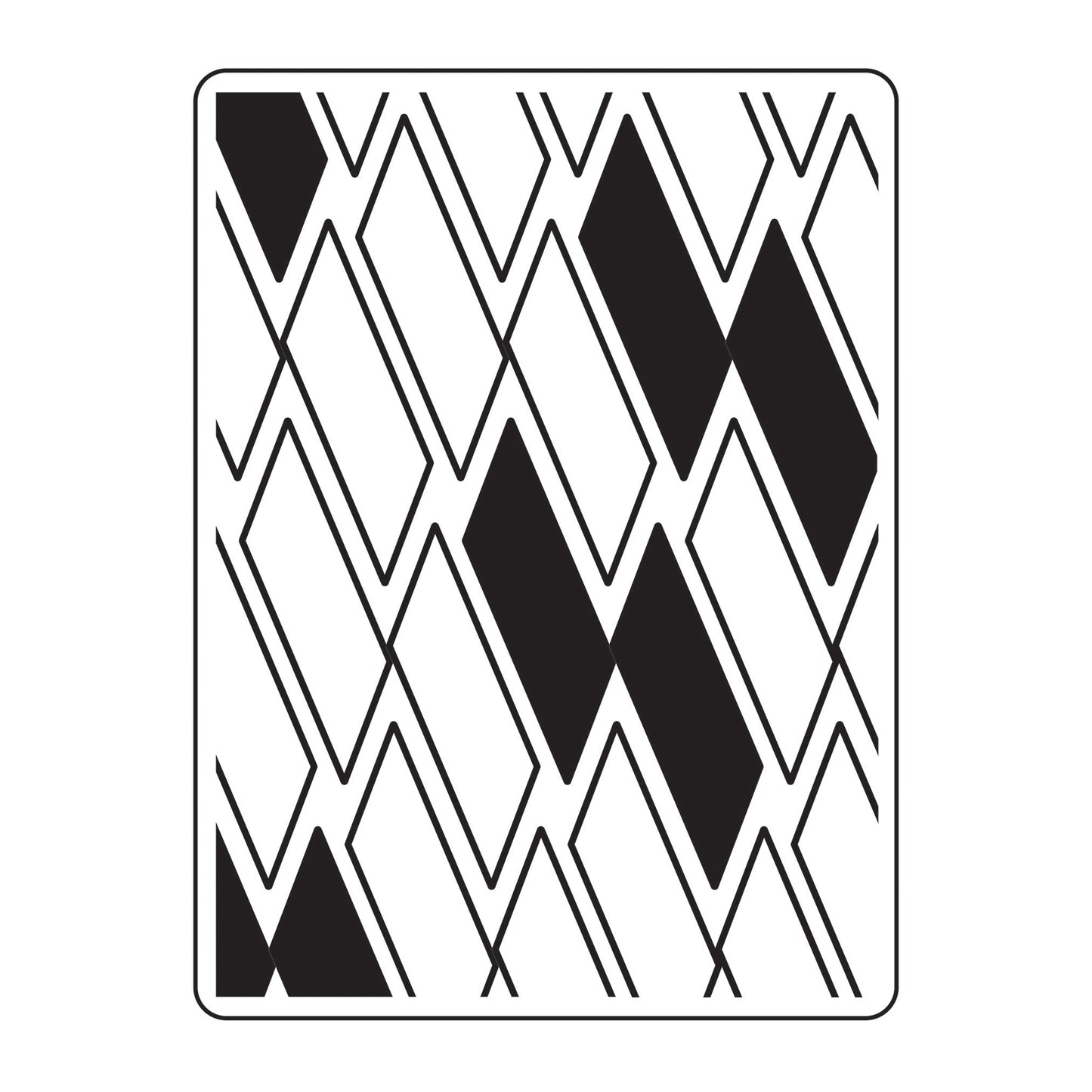Vaessen creative • rectángulo de carpeta de relieve