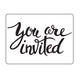 Vaessen creative • embossing folder you are invited