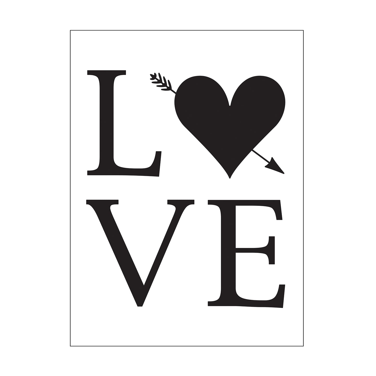 Vaessen creative • cartellina per goffratura love