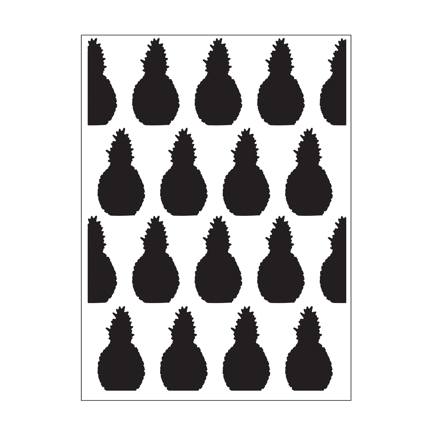 Vaessen creative • cartella per goffratura ananas