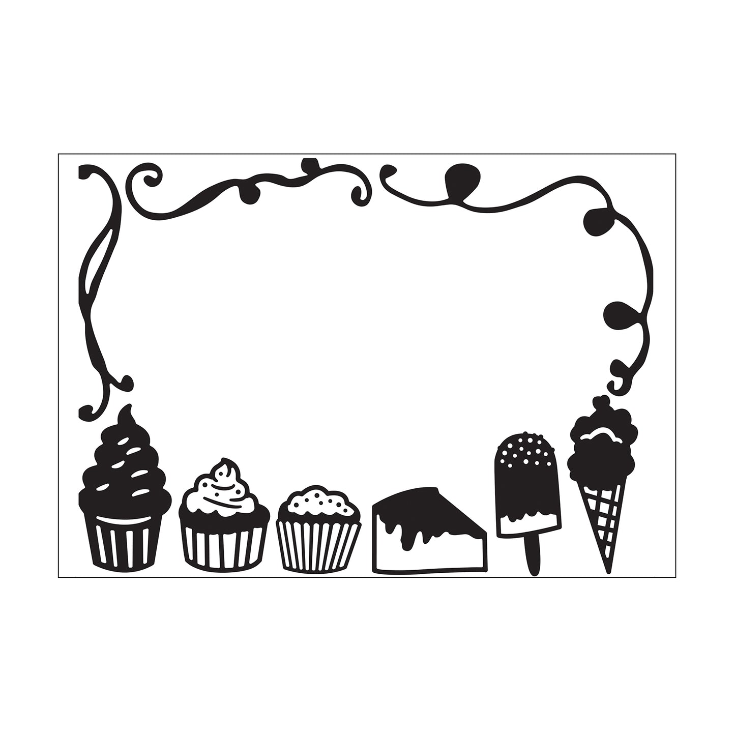 Vaessen creative • cartella per goffratura dessert