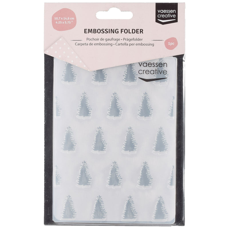 Vaessen creative • carpeta de estampado evergreens