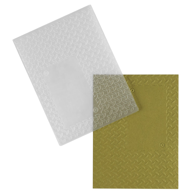 Vaessen creative • carpeta de estampado placa de hierro