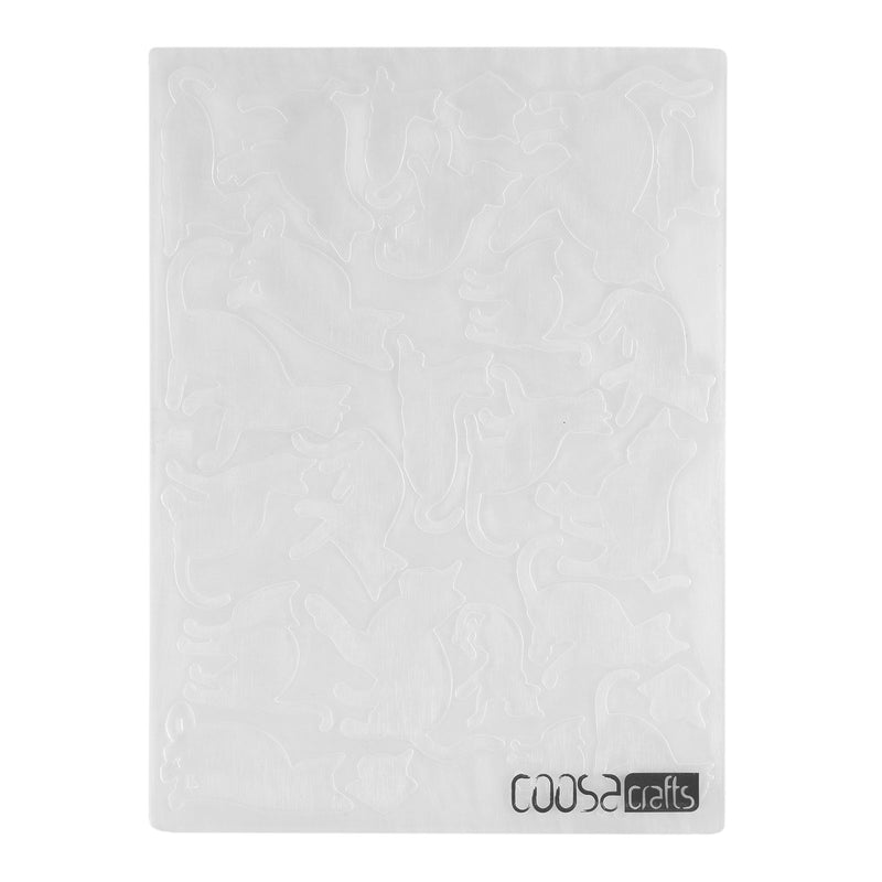 Vaessen creative • cartella per goffratura gatti