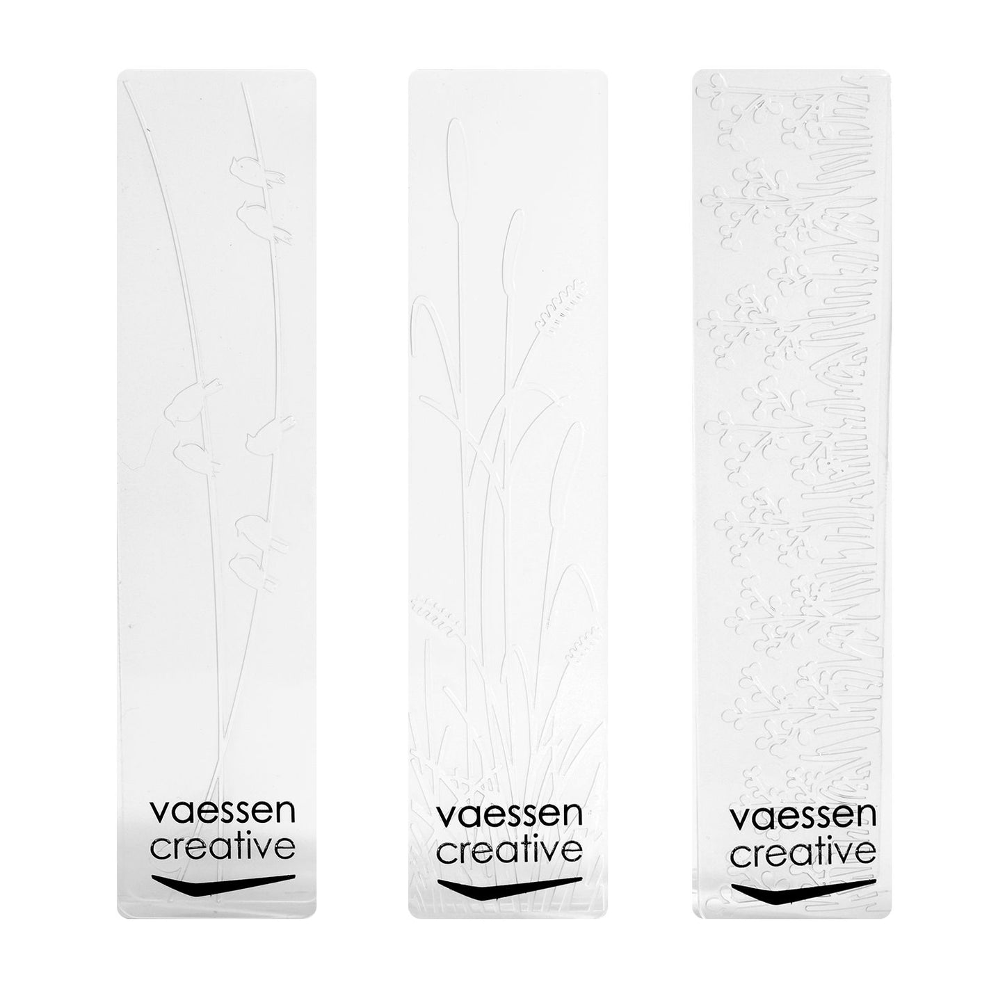 Vaessen creative • cartella per goffratura cornice naturale 3 pz.