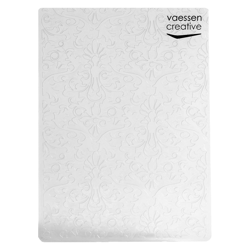 Vaessen creative • carpeta de estampado damasco