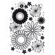 Vaessen creative • embossing folder bloemenpatroon