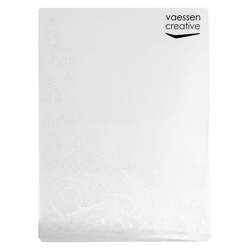 Vaessen creative • cartella per goffratura ricciolo decorativo