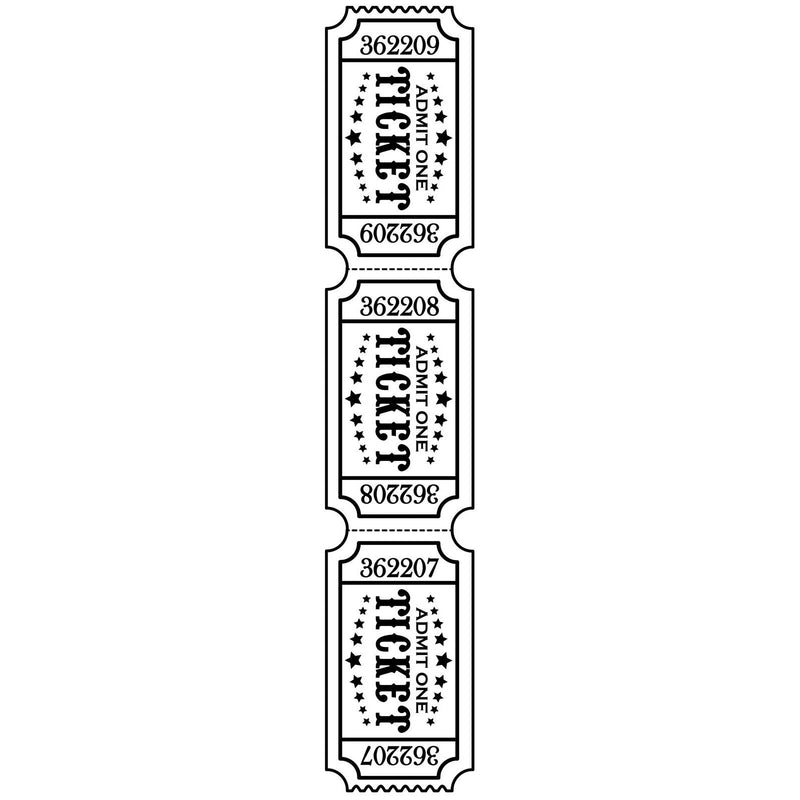 Vaessen creative • embossing folder tickets