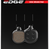 Juego de pastillas de freno de disco orgánicas Edge modelo suela hayes (1 par)