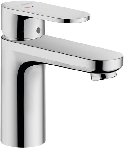 Hansgrohe vernis blend - wastafelmengkraan - ééngreeps bediening - coolstart energiebesparend - met trekwaste - 100mm maat - chroom