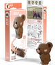 Eugy 3d puzzel - beer - wilde dieren - duurzaam - verzamel ze allemaal - 6 jaar
