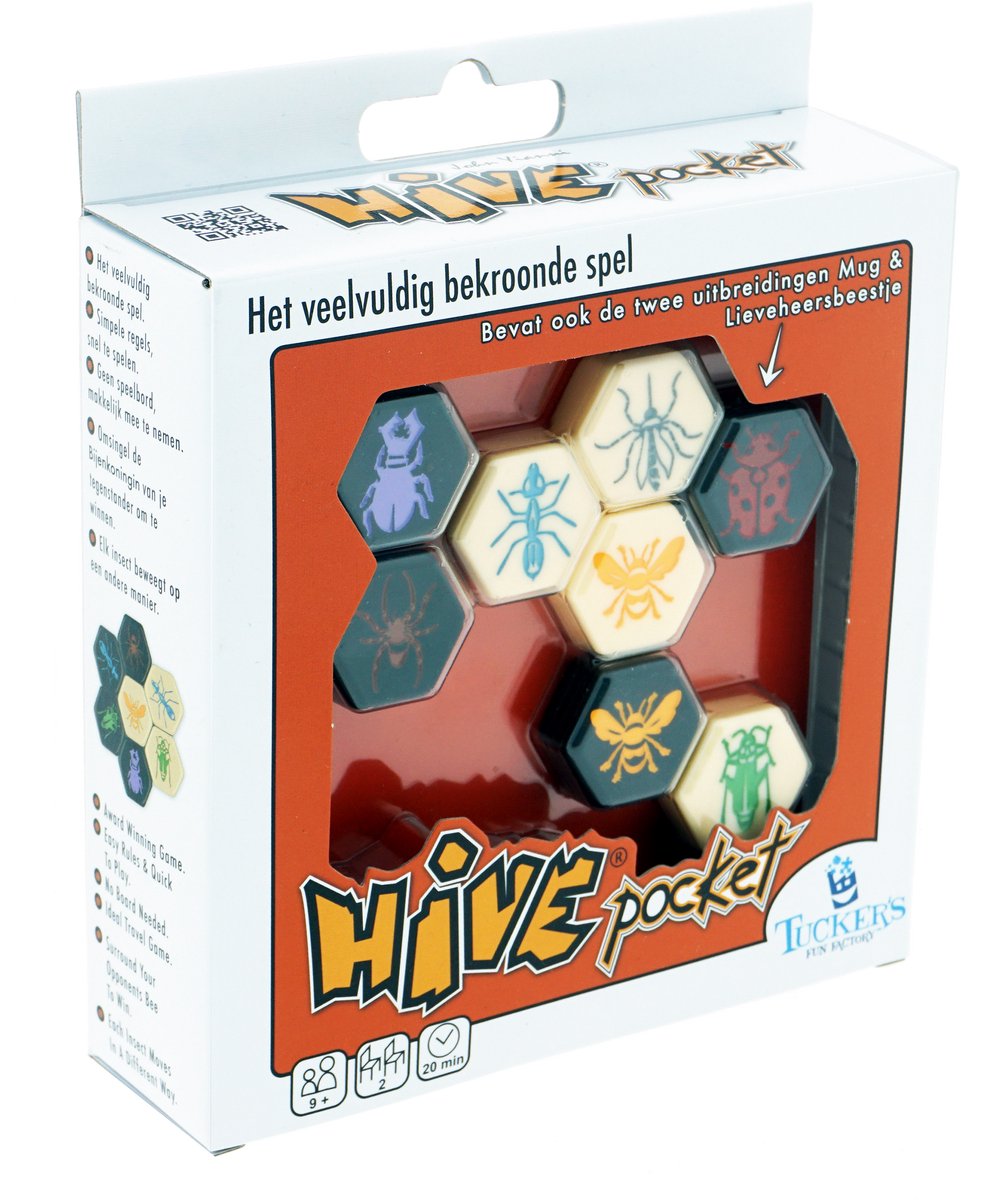 Gioco tascabile da viaggio Tucker's Fun Factory Hive - incl. estensioni zanzara e coccinella