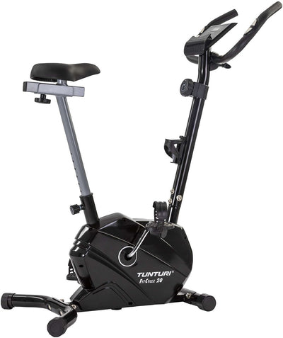 Cyclette Tunturi fitcycle 20 - fitness bike - bici da fitness con 8 livelli di resistenza - dotata di porta tablet e ruote di trasporto