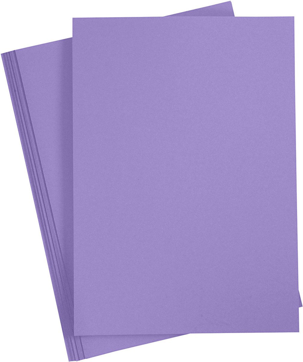 Creativ Company cartoncino colorato viola A4, 20 fogli