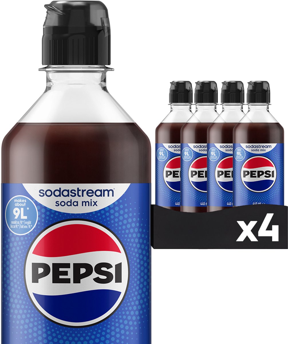 Jarabe de pepsi cola Sodastream - paquete de 4