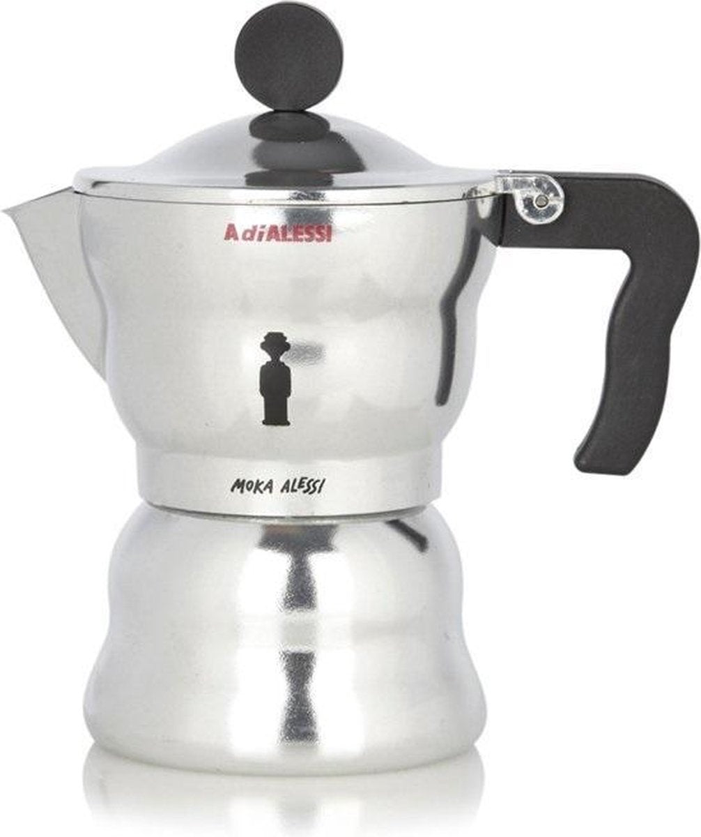 Alessi percolator moka - aam33 1 - 1 kops - door alessandro mendini