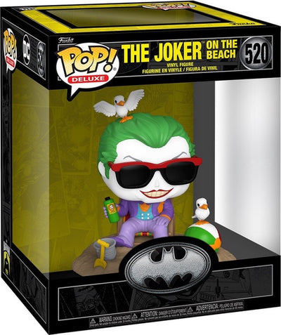 Funko pop deluxe: batman 85 aniversario - joker (en la playa) pop #520
