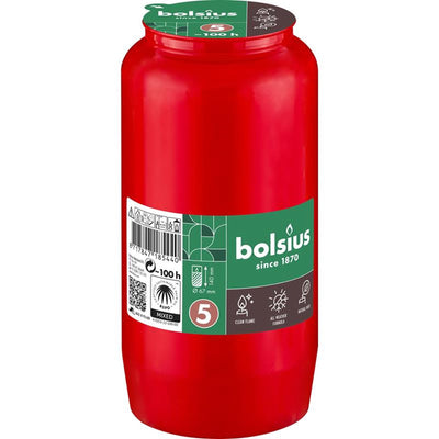 Bolsius luce tombale compo n.5 rossa