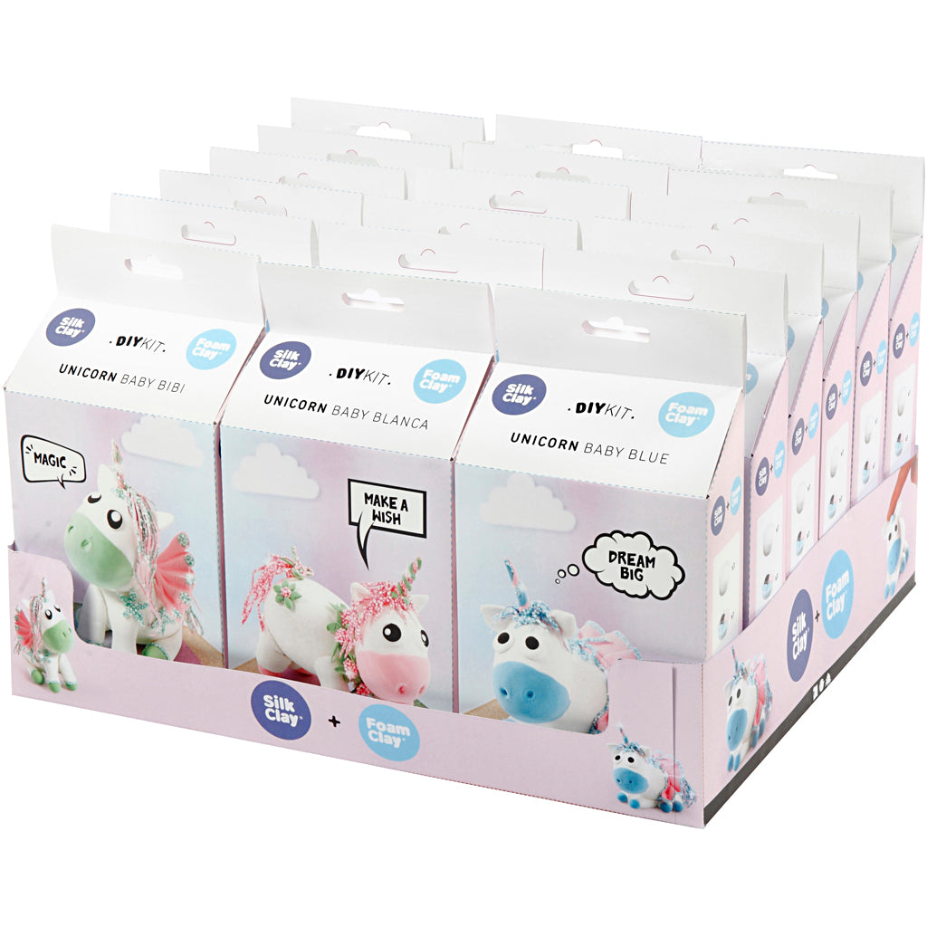 Amici divertenti in Silk Clay, 18 set 1 scatola