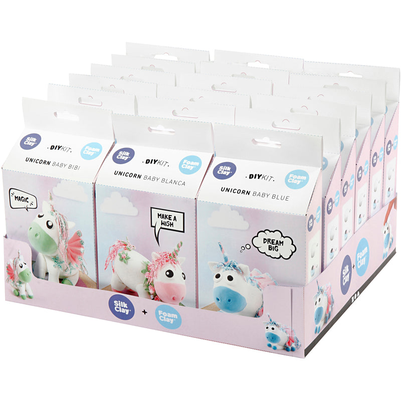 Amici divertenti in Silk Clay, 18 set 1 scatola